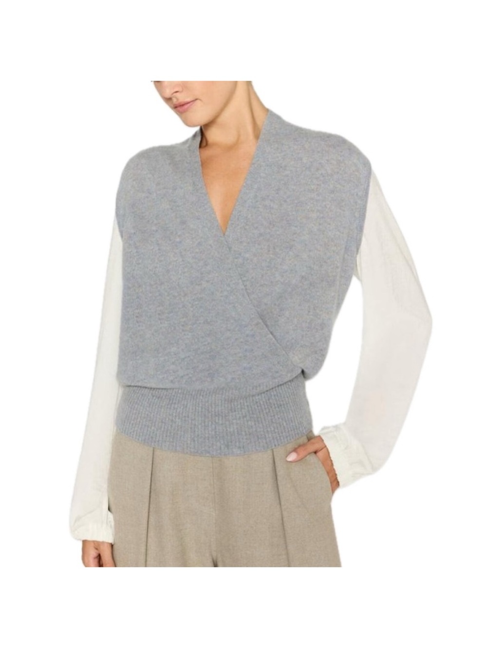 NWT Brochu Walker The Phinneas Layered Looker Isla Blue Melange Sz S